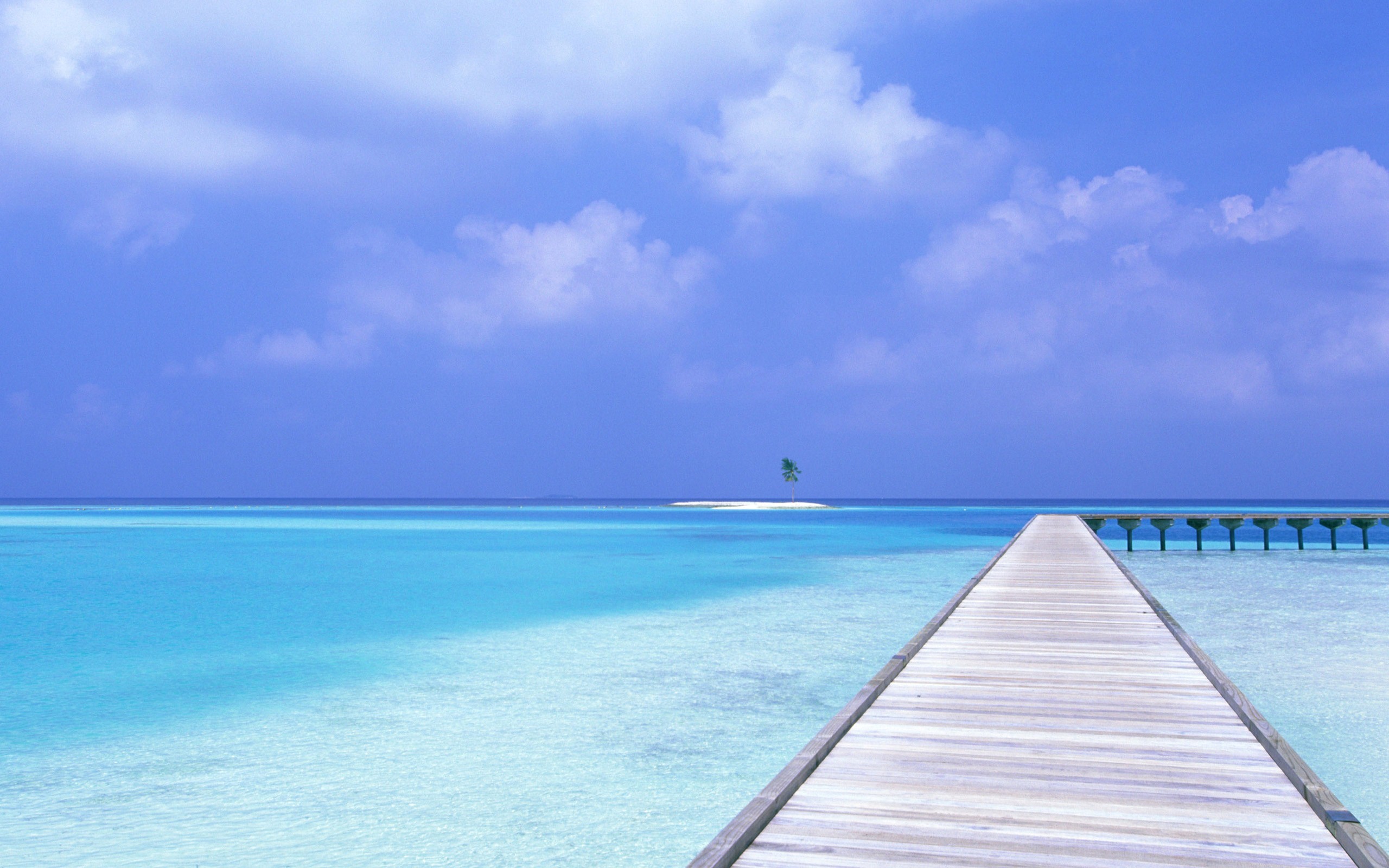 blaue meer tapete,blau,meer,himmel,ozean,seebrücke