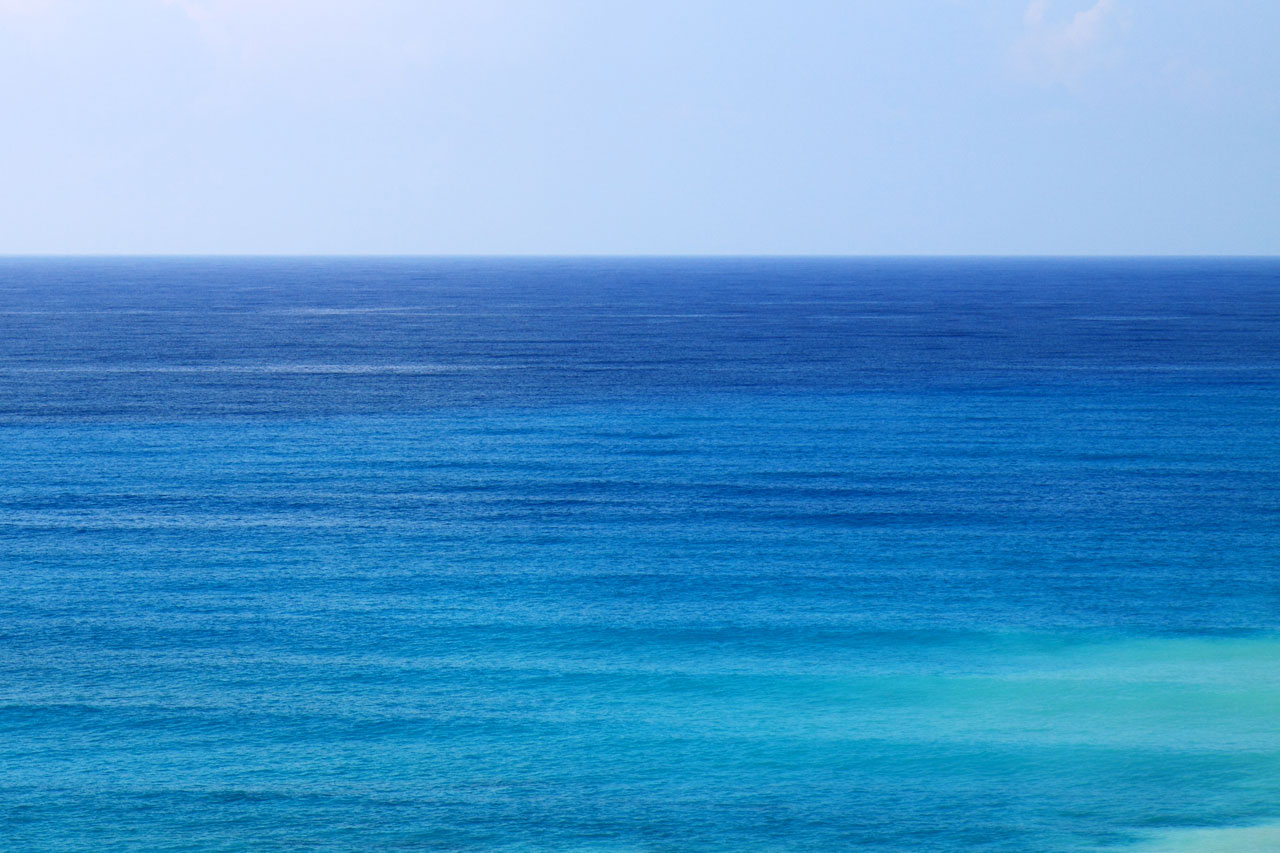 青い海の壁紙,青い,海,空,海洋,地平線