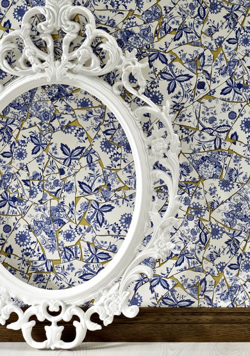 china blue wallpaper,porcelain,pattern,textile,blue and white porcelain,ceramic