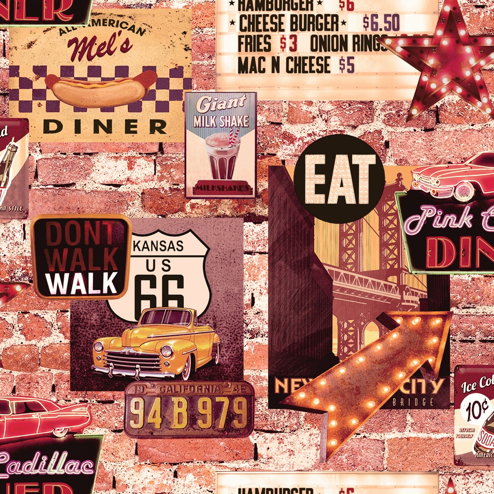 american diner wallpaper,font,text,poster,flyer,collage