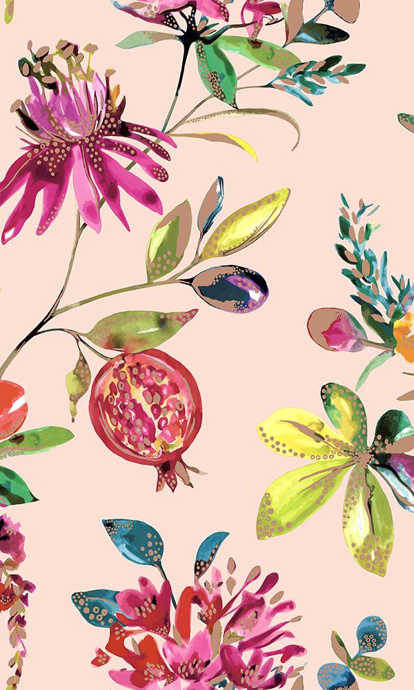 꽃 무늬 벽지 캐나다,꽃,식물,무늬,디자인,꽃 피는 식물