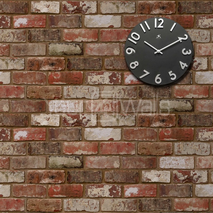 벽돌 효과 부엌 벽지,벽돌 세공,벽돌,벽,번호,돌담