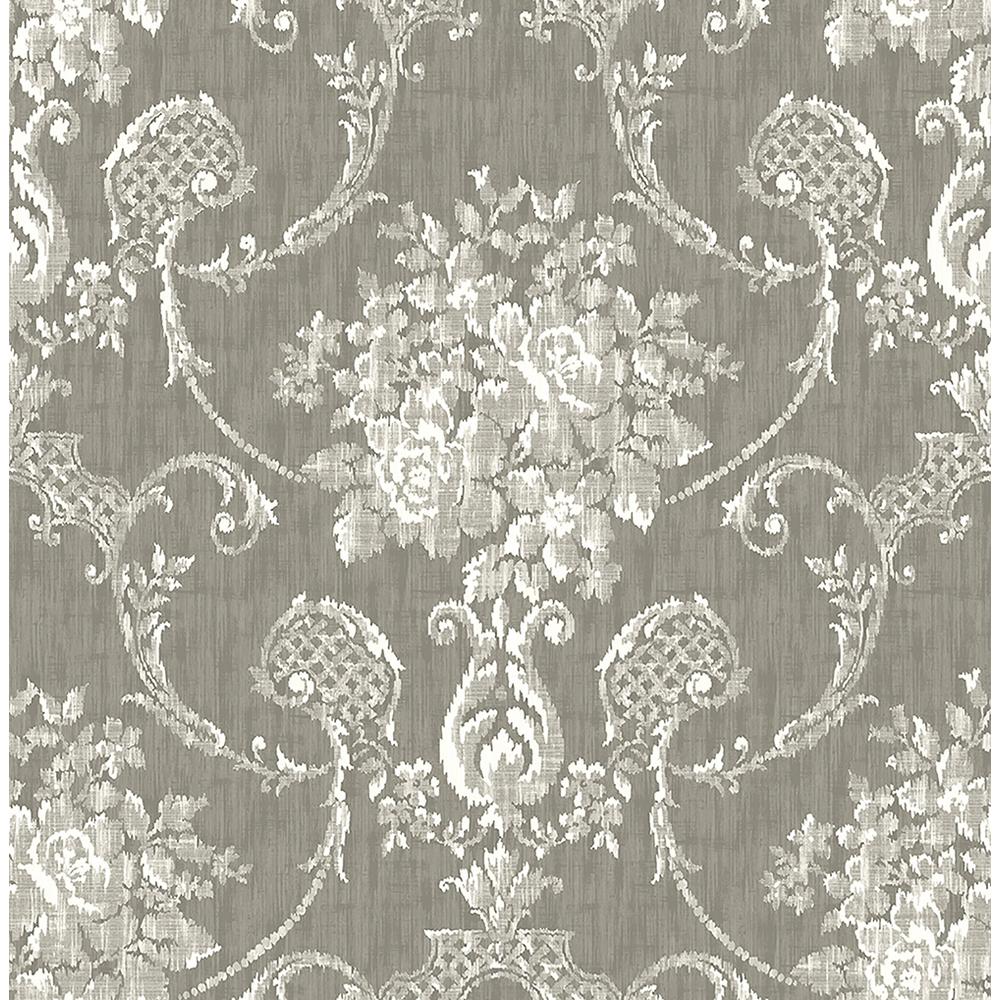 papel tapiz floral gris,modelo,textil,diseño floral,diseño,cordón