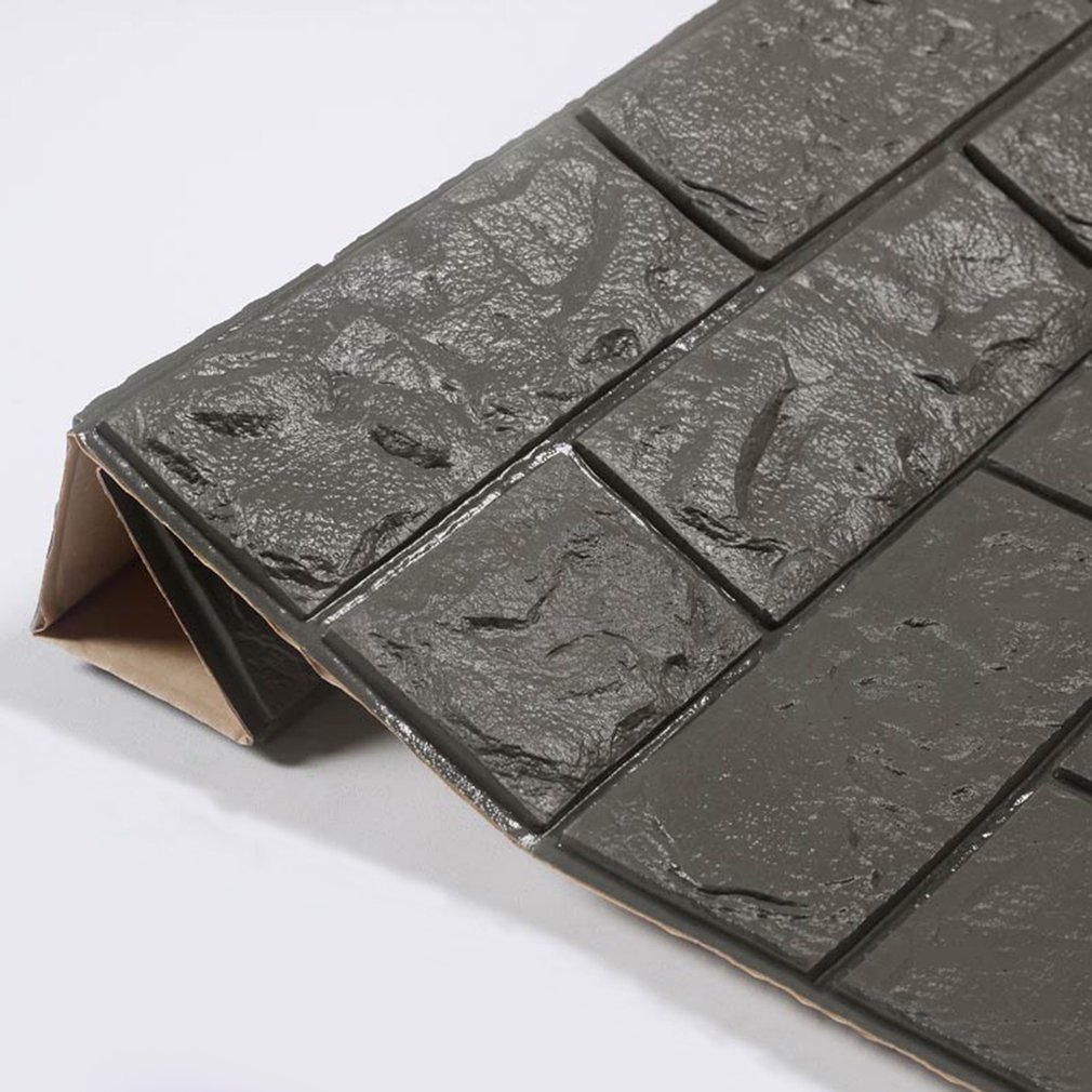 foam brick wallpaper,tile,brown,wall,floor,slate