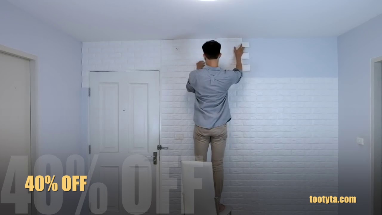 papel tapiz de ladrillo de espuma,en pie,pared,habitación,techo