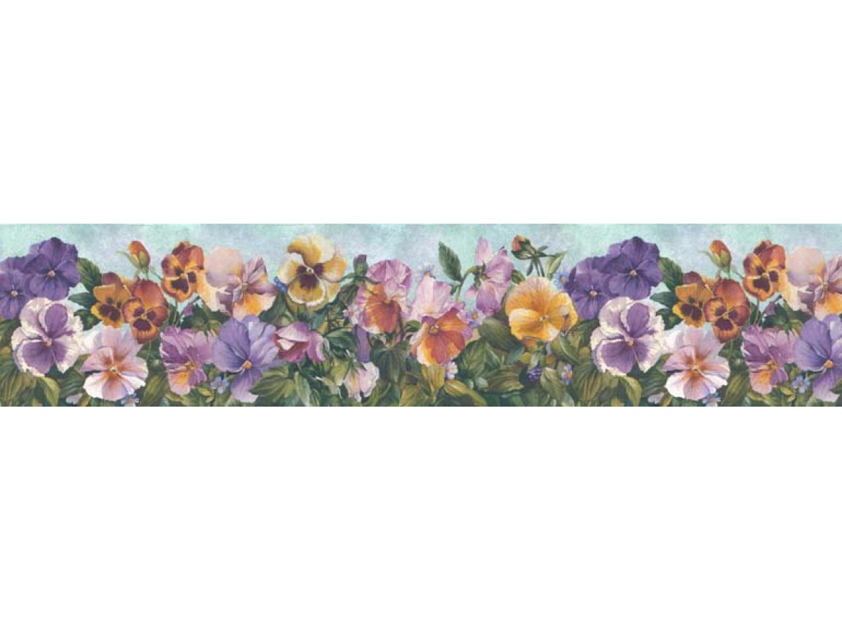 bordure de papier peint floral,violet,fleur,violet,plante,lavande
