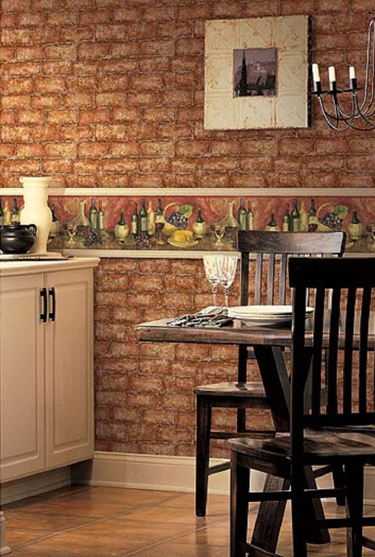 brick wallpaper kitchen,furniture,room,brick,floor,countertop