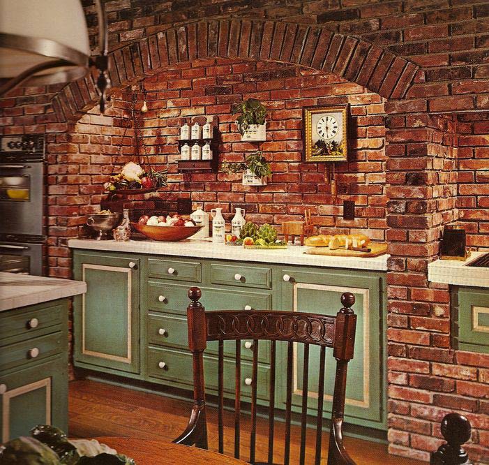 brick wallpaper kitchen,brick,brickwork,room,furniture,property