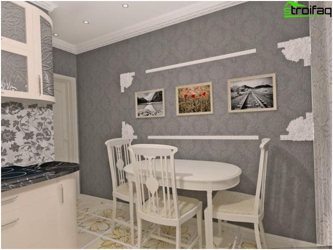 grey kitchen wallpaper,property,room,interior design,furniture,wall