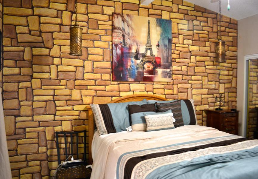 log effect wallpaper,brick,wall,room,property,furniture