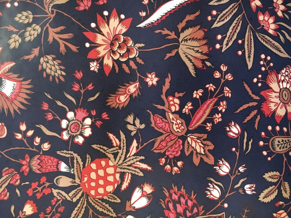 french country wallpaper,pattern,floral design,textile,brown,leaf