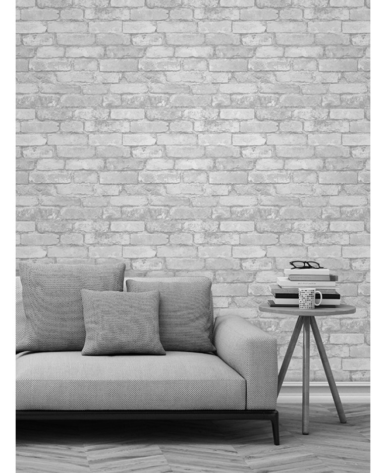 white brick effect wallpaper,wall,brick,wallpaper,furniture,beige