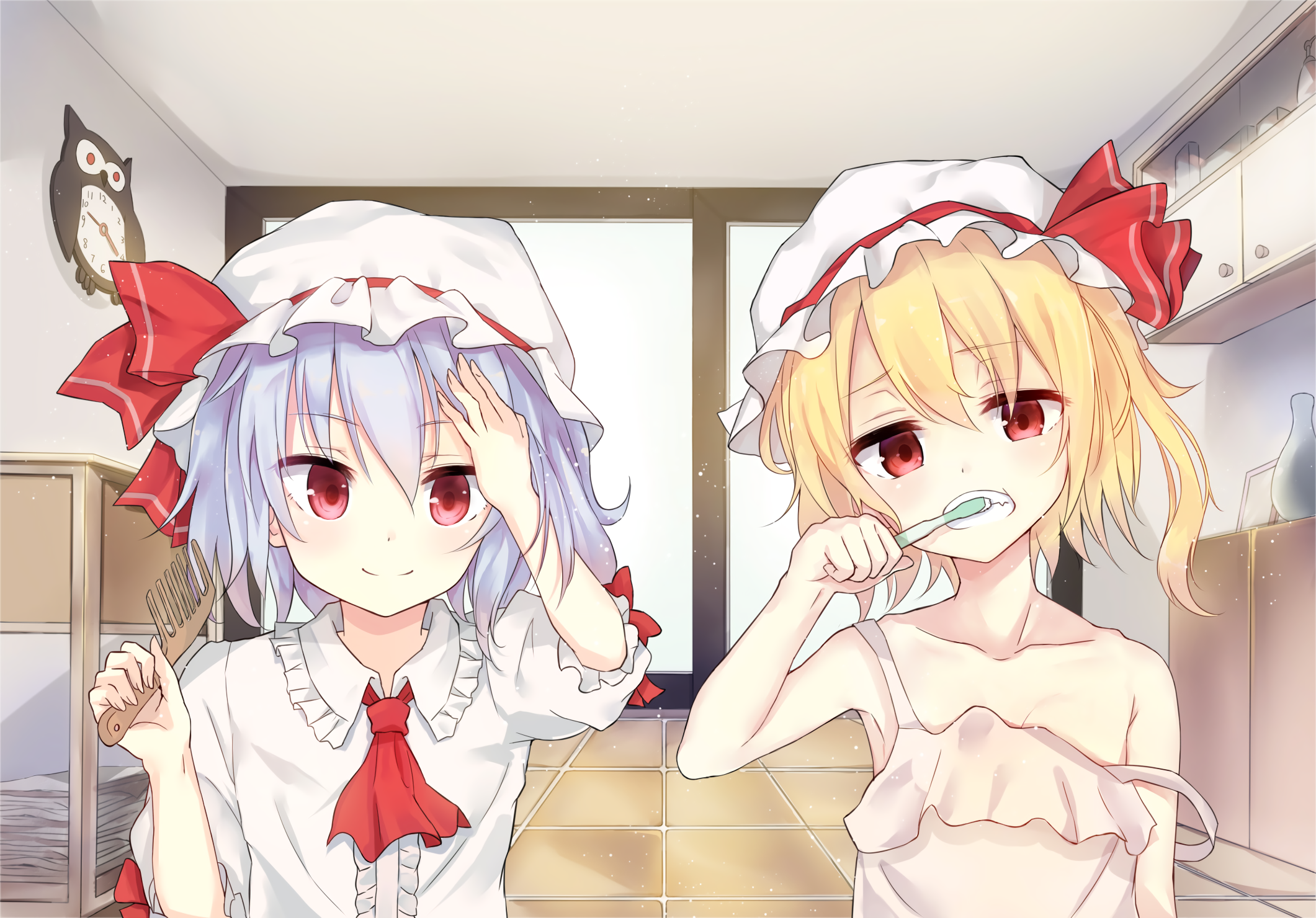 flandre scharlachrote tapete