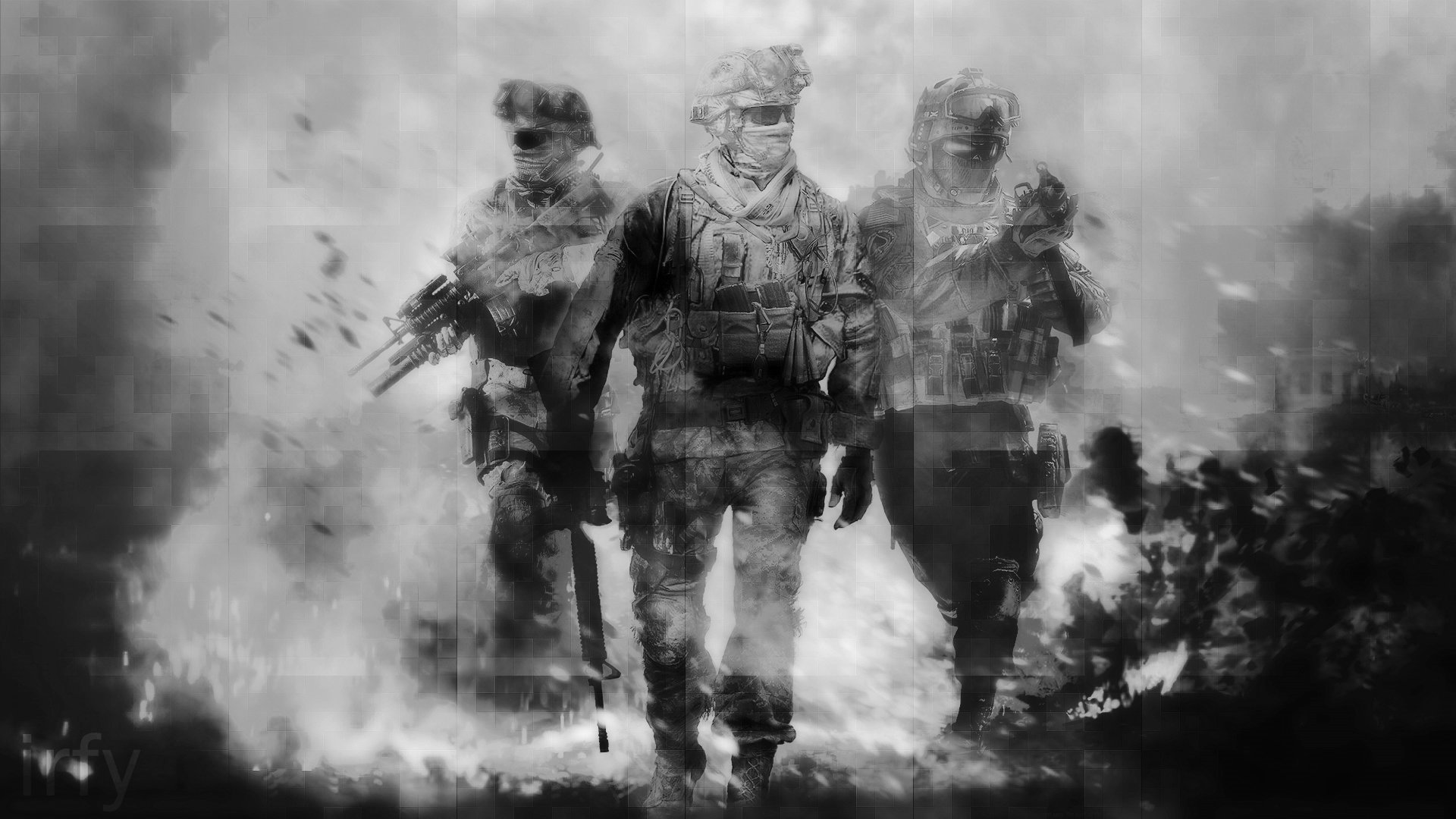 mw2 wallpaper,fumo,soldato,arte