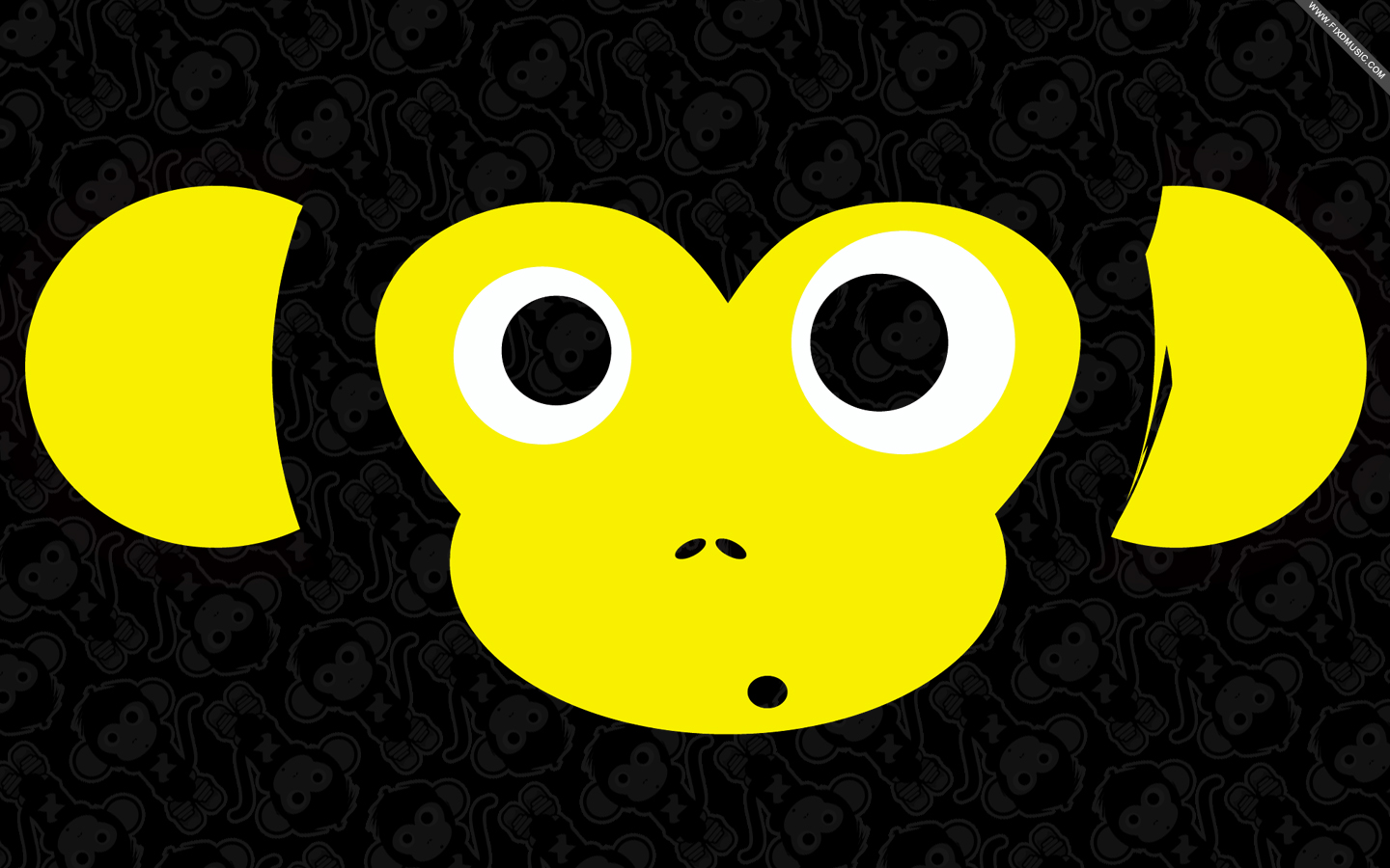 fond d'écran de singe de dessin animé,jaune,dessin animé,dessin animé,sourire,police de caractère