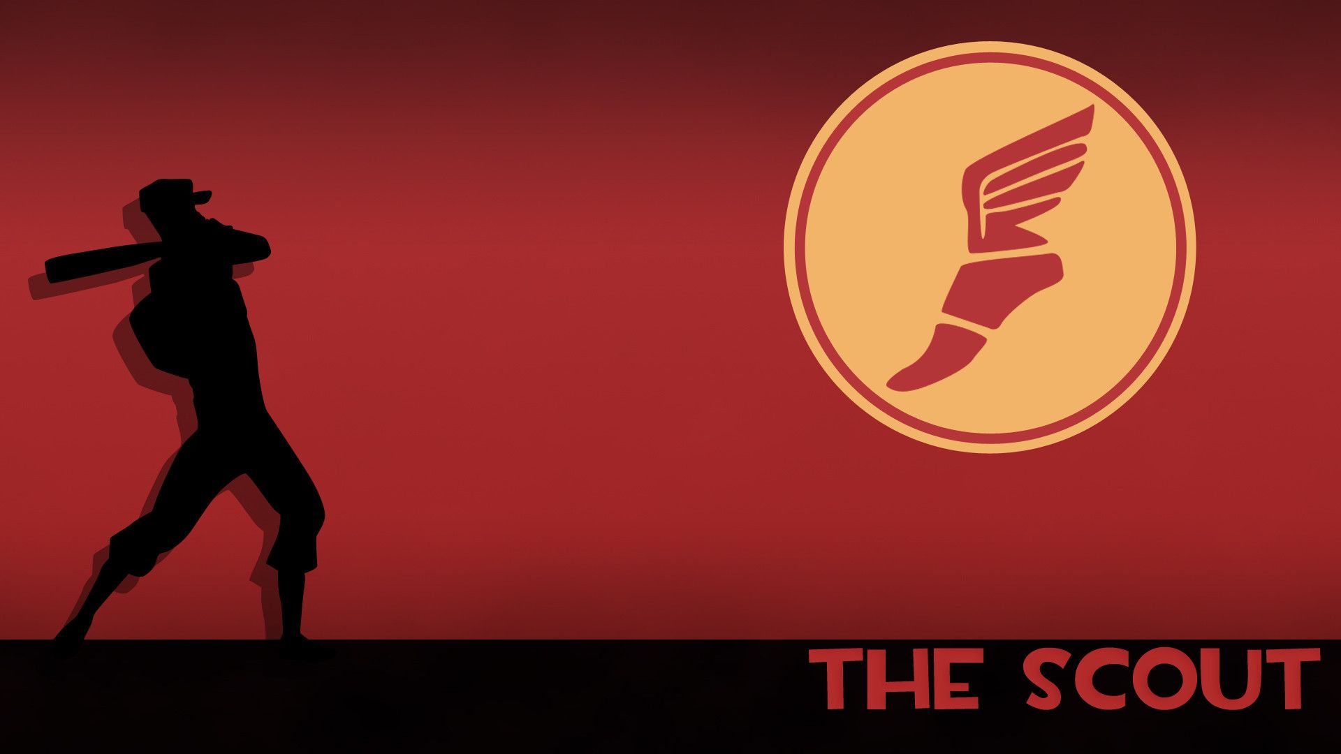 tf2 scout wallpaper,font,logo,dance,silhouette,graphics