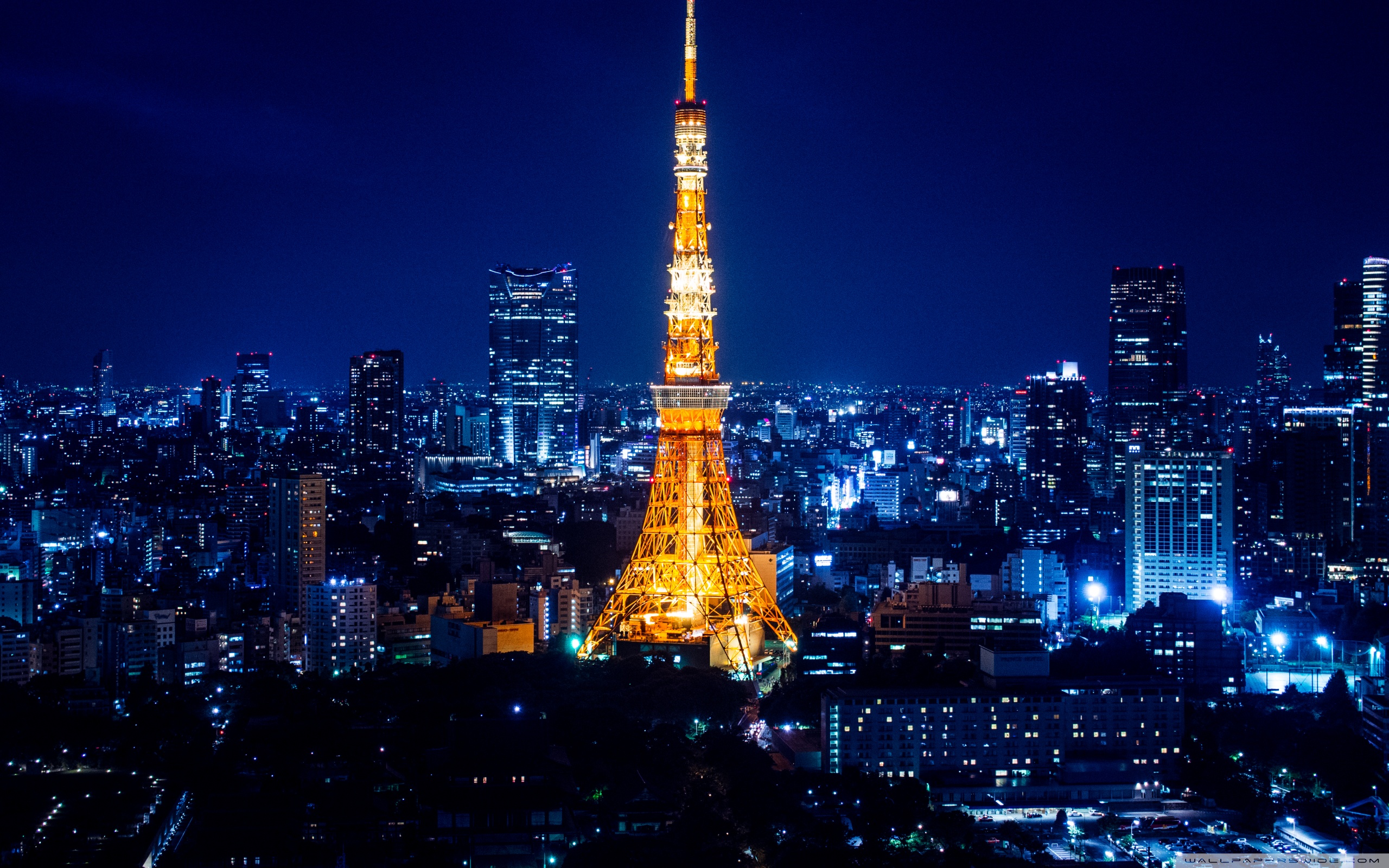 fond d'écran de la tour de tokyo,zone métropolitaine,paysage urbain,ville,la tour,zone urbaine
