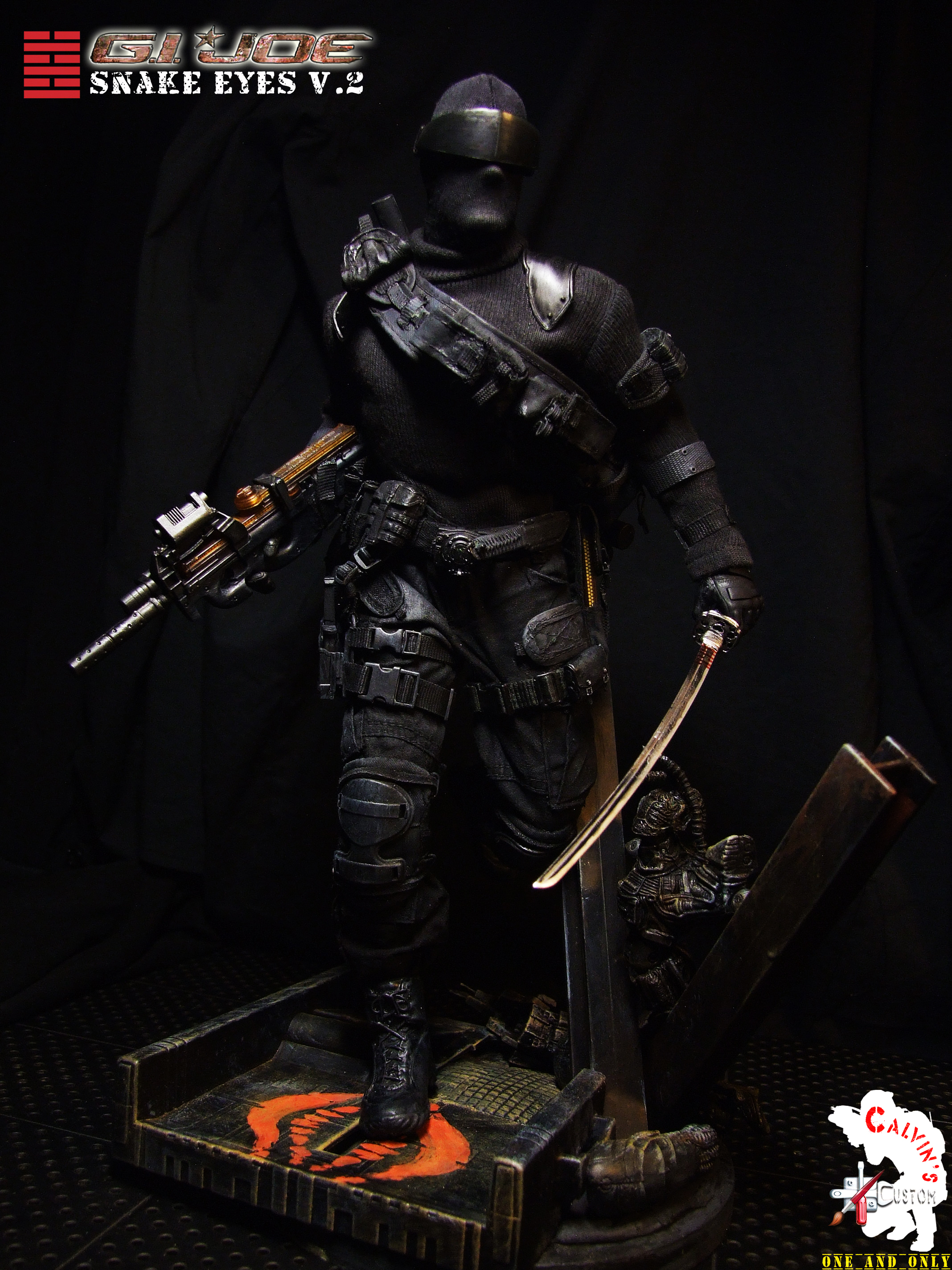 snake eyes wallpaper,figurine,action figure,toy,statue,fictional character