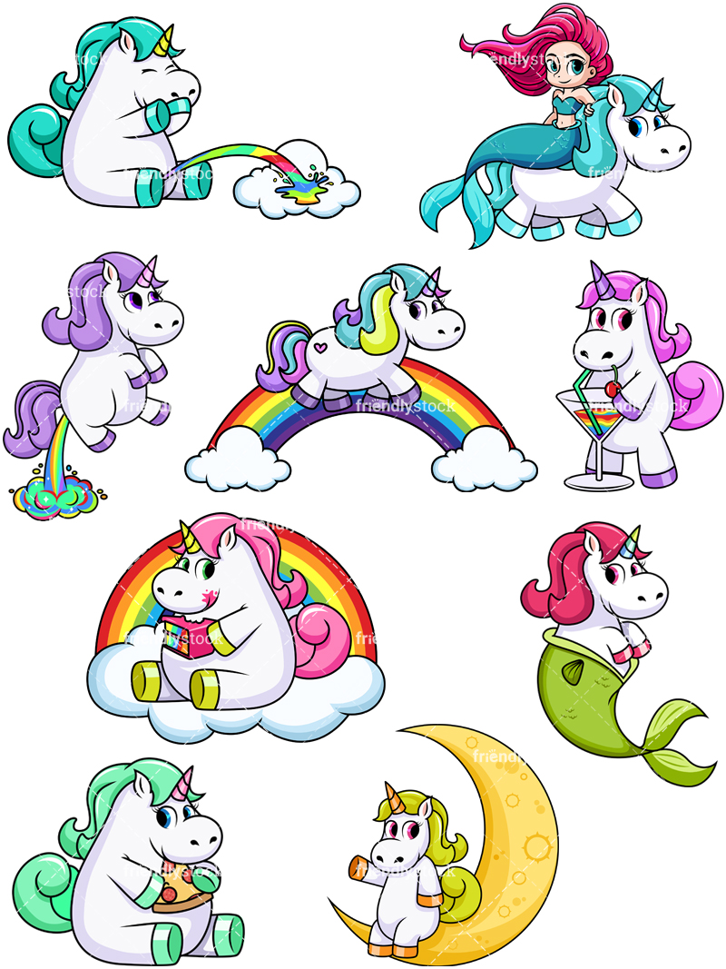 cartoon unicorn wallpaper,cartoon,clip art,animal figure,fictional character,illustration