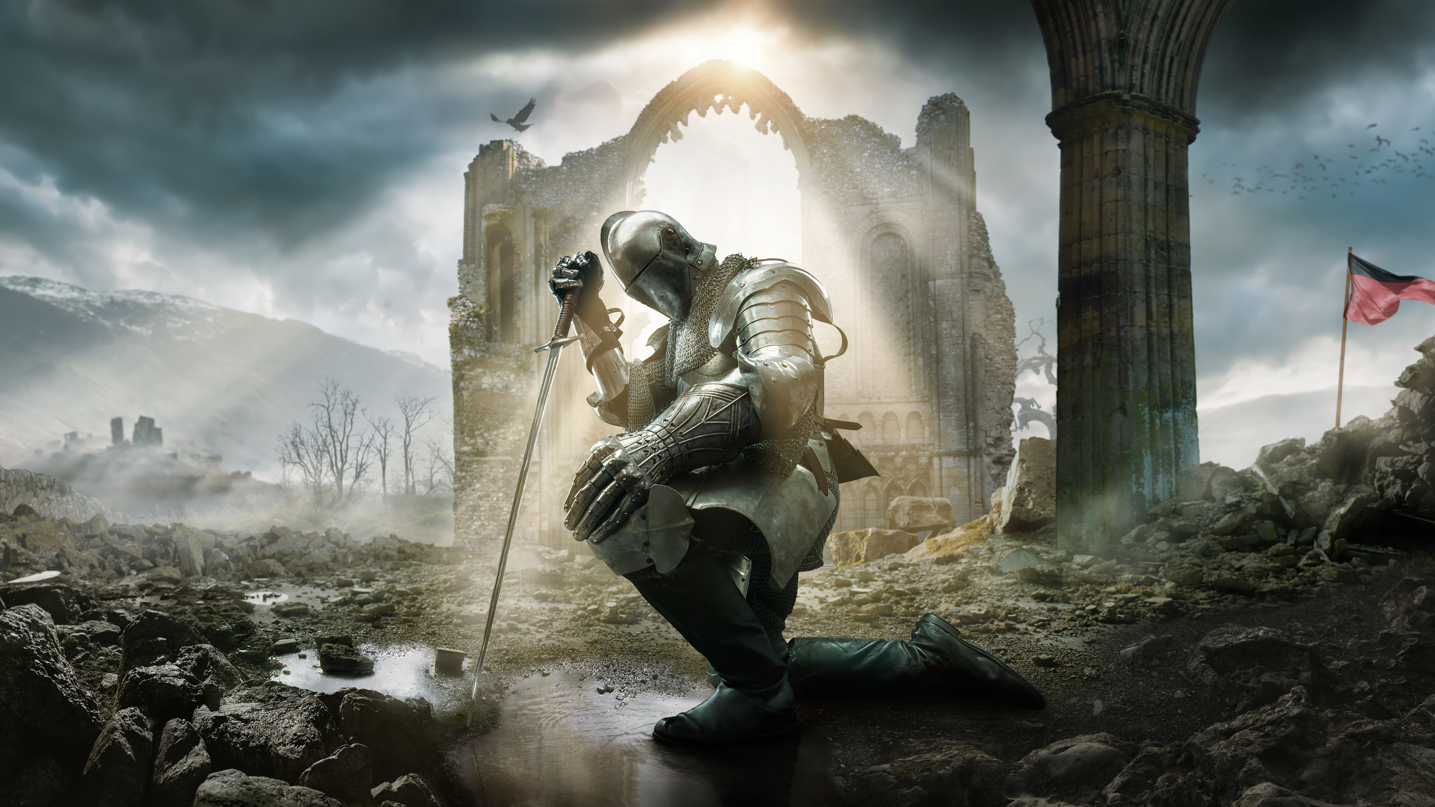 templar wallpaper,action adventure game,cg artwork,adventure game,digital compositing,games