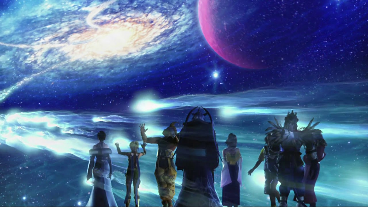 ffx wallpaper,action adventure game,sky,astronomical object,space,world