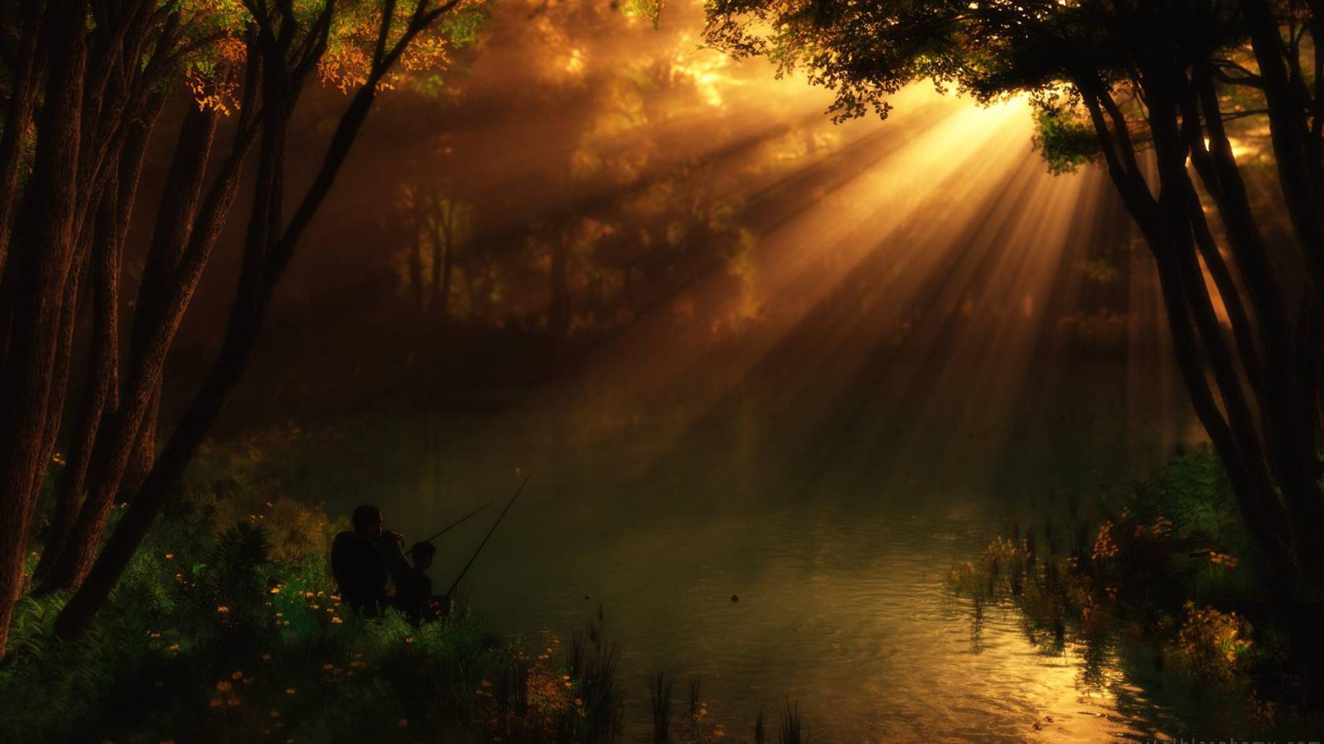 padre fondo de pantalla,naturaleza,paisaje natural,cielo,agua,árbol