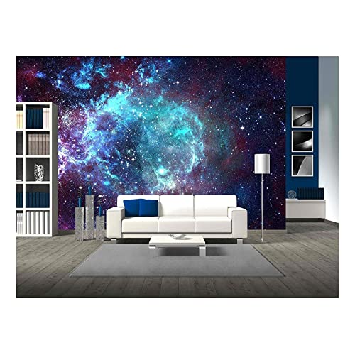 papel pintado galaxy para paredes,mural,pared,violeta,cielo,mueble