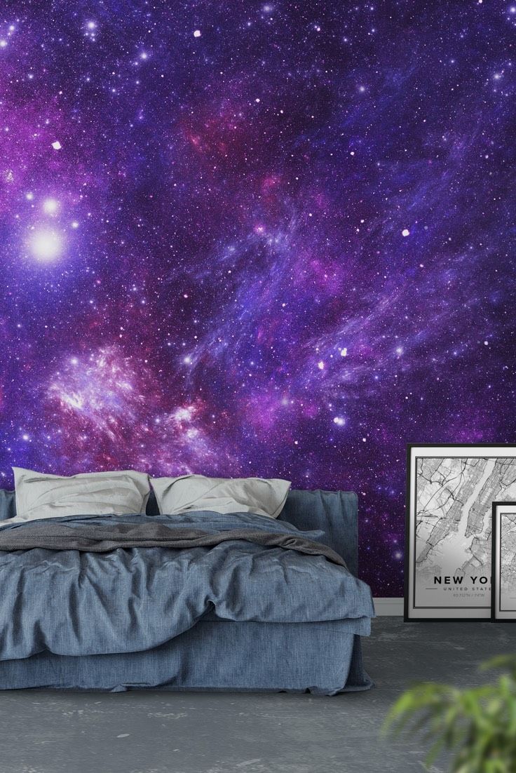 galaxy wallpaper for walls,purple,violet,sky,lavender,wallpaper