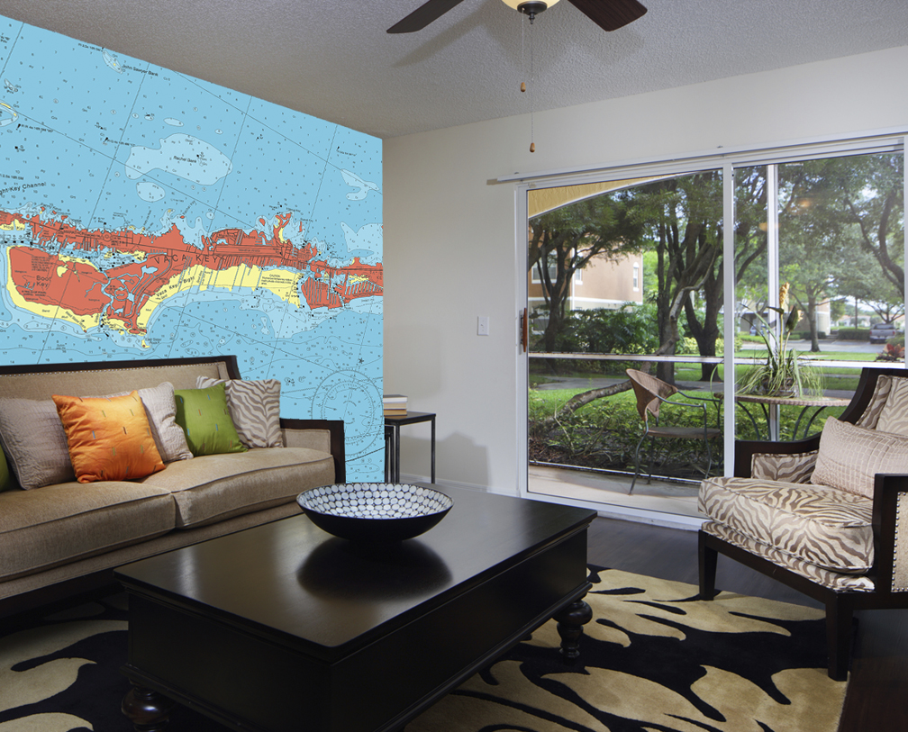 nautical chart wallpaper,living room,room,interior design,property,furniture