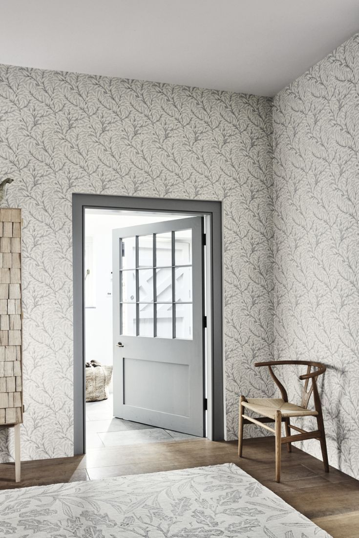 papier peint couloir gris,chambre,mur,propriété,design d'intérieur,plafond