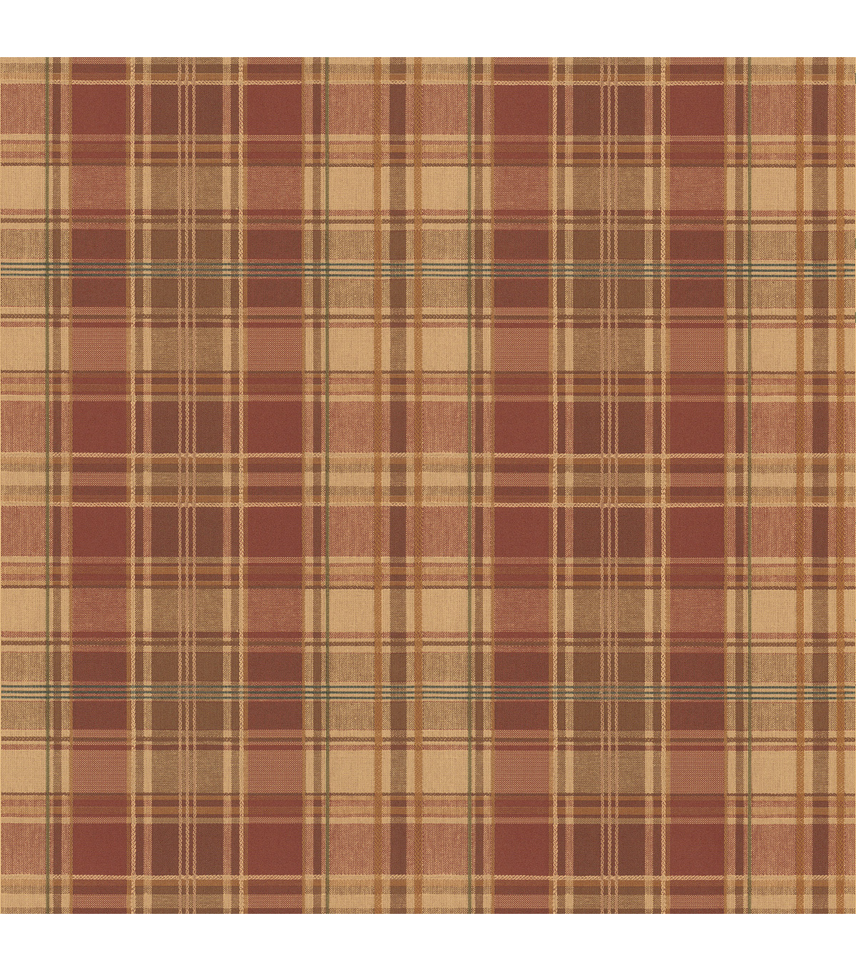 Tartan Wool Brick Plaid Wallpaper Jo Ann - Brown Plaid- WallpaperUse