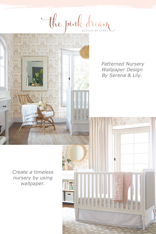 Patterned Nursery Wallpaper Kalahari Wallpaper Serena And Lily