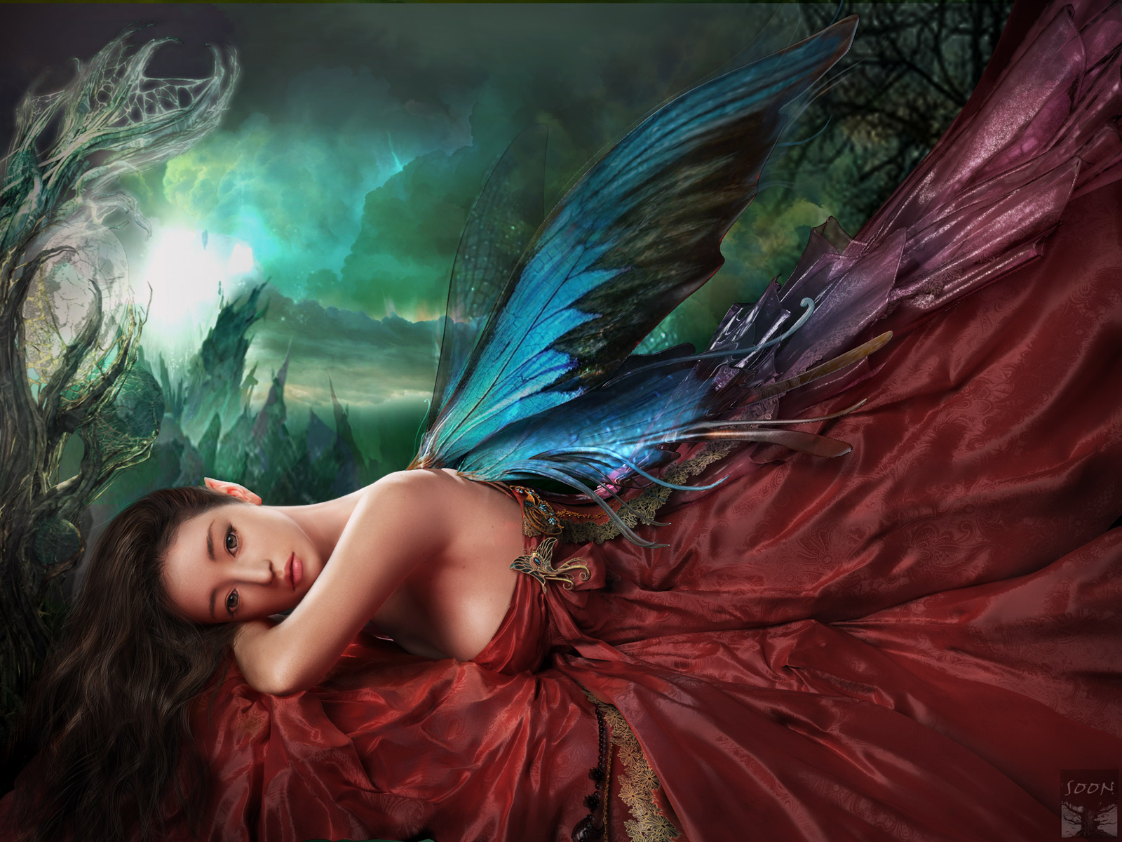 fairy wallpaper hd,cg artwork,wing,fictional character,mythology,feather