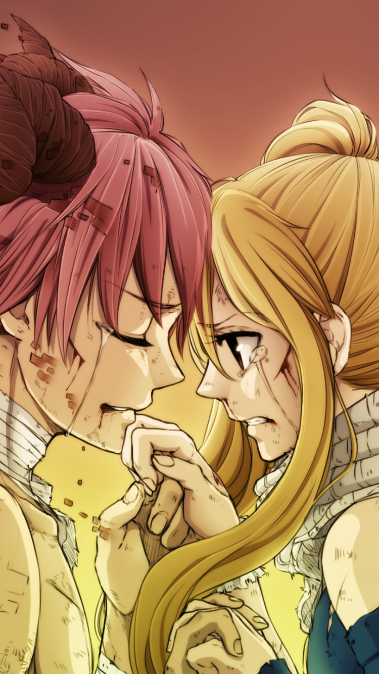 fondo de pantalla de fairy tail,dibujos animados,anime,cabeza,frente,cg artwork