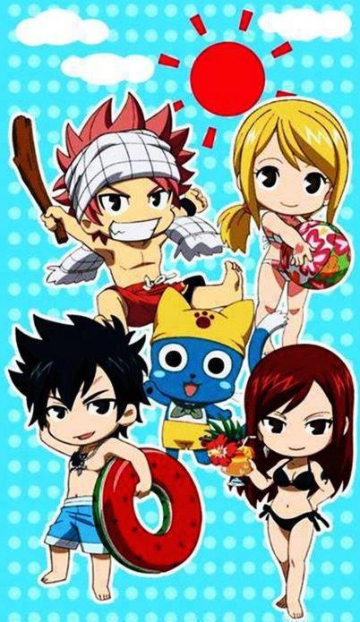 fairy tail chibi wallpaper,cartoon,animated cartoon,anime,animation,fiction