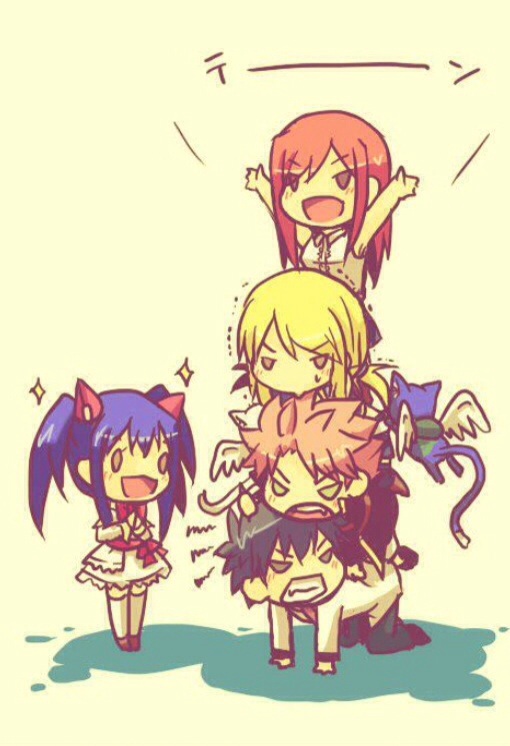 fairy tail chibi tapete,karikatur,illustration,anime,erfundener charakter,animierter cartoon