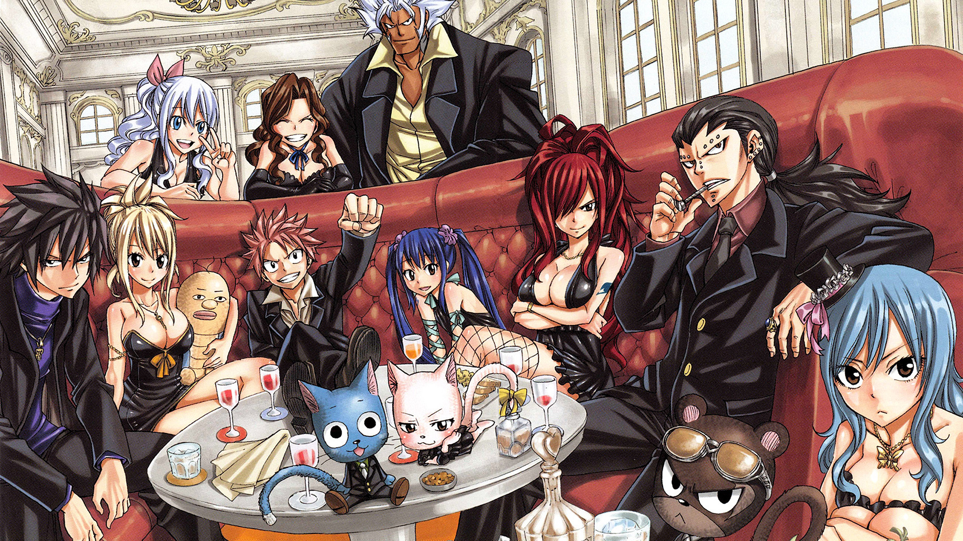 best fairy tail wallpaper,cartoon,anime,black hair,fiction,cg artwork