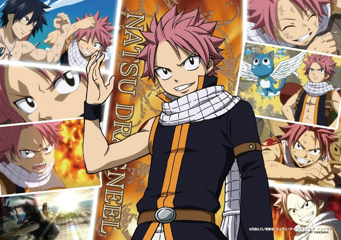 fond d'écran anime fairy tail,anime,dessin animé,dessin animé,ouvrages d'art,animation