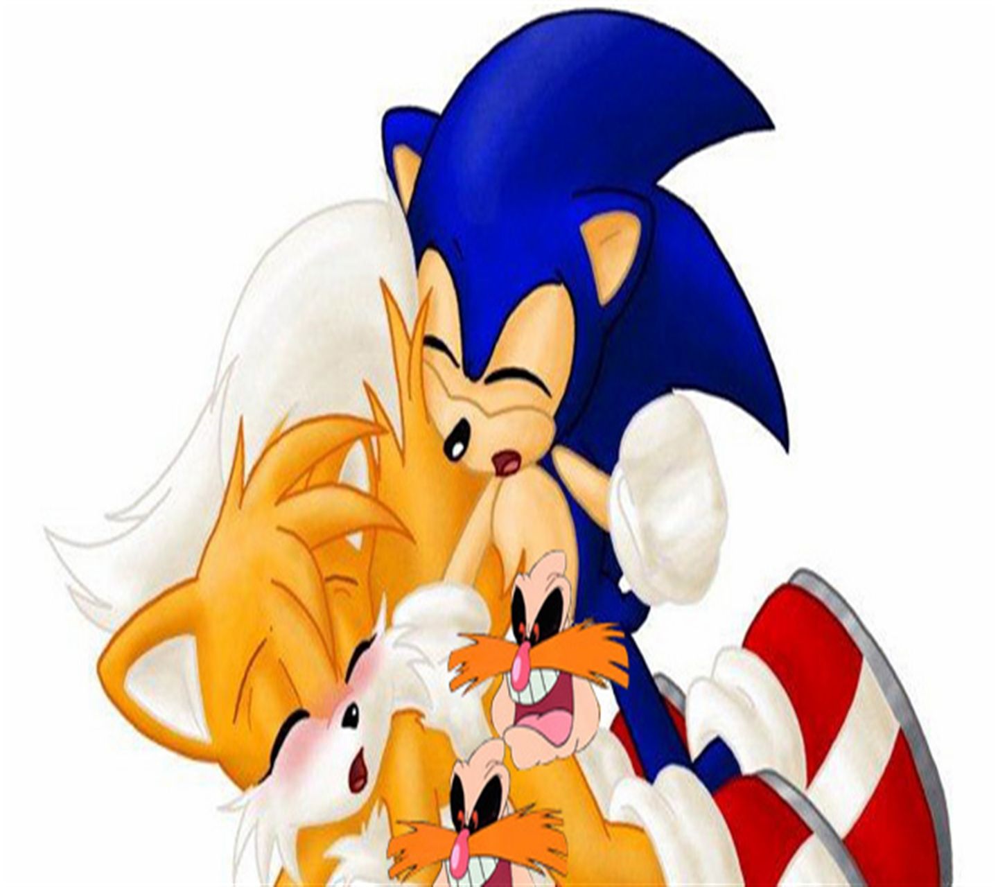 tails wallpaper,cartoon,animated cartoon,sonic the hedgehog,fictional character,illustration