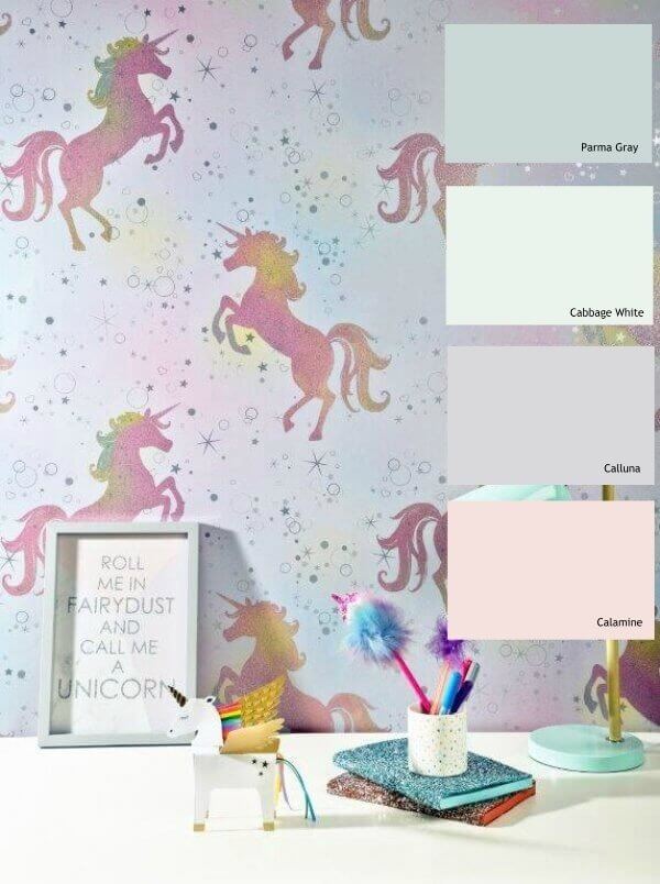 unicorn wallpaper b&m,wallpaper,horse,fictional character,pony,room