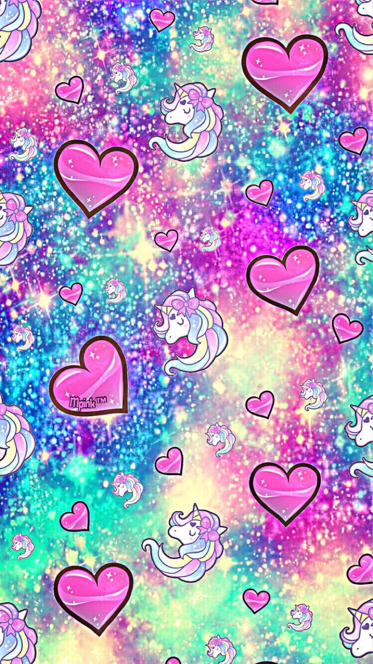 fondo de pantalla de unicornio b & m,corazón,rosado,amor,modelo,diseño