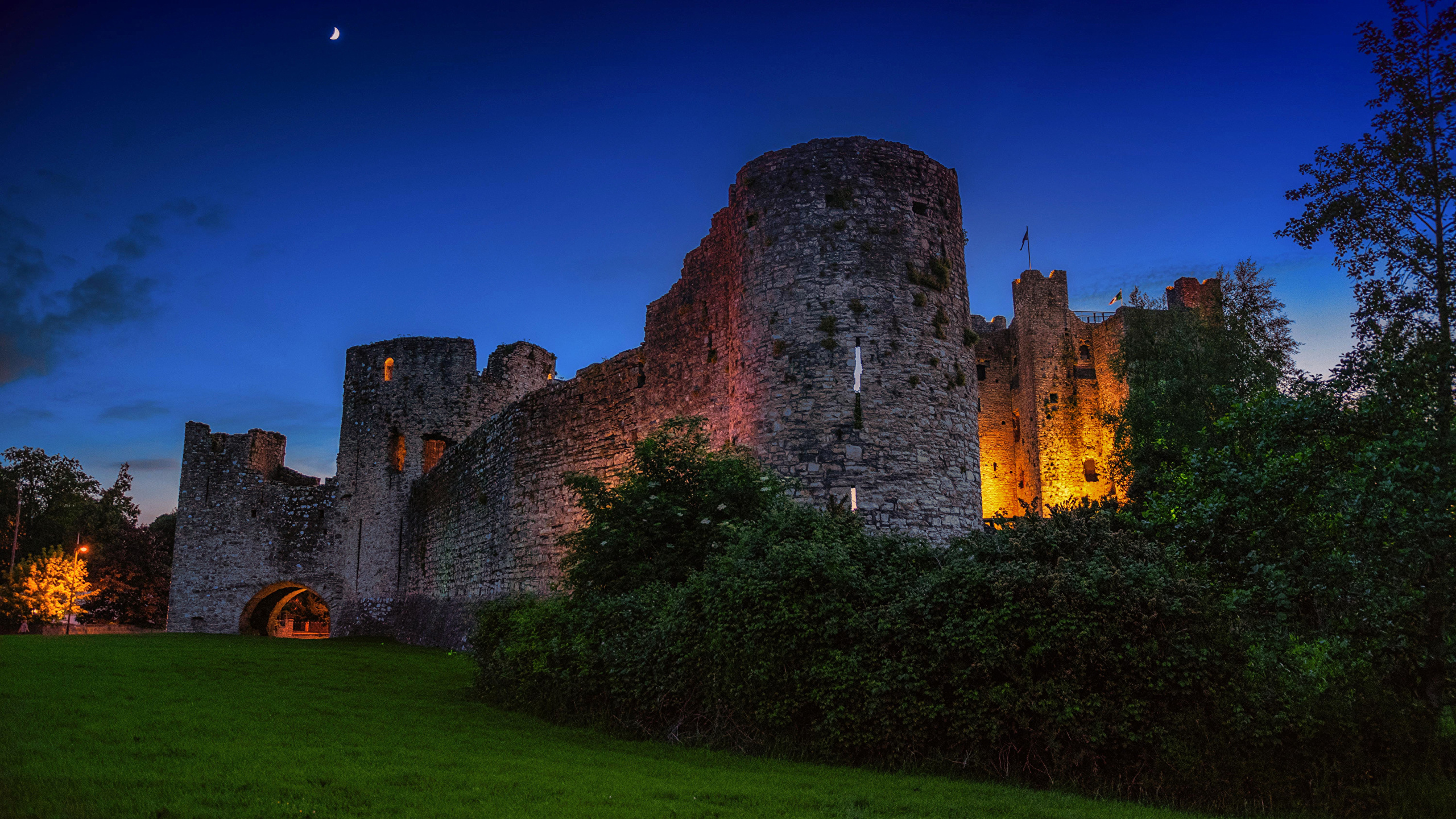 carta da parati irlanda b & q,castello,cielo,rovine,fortificazione,paesaggio naturale