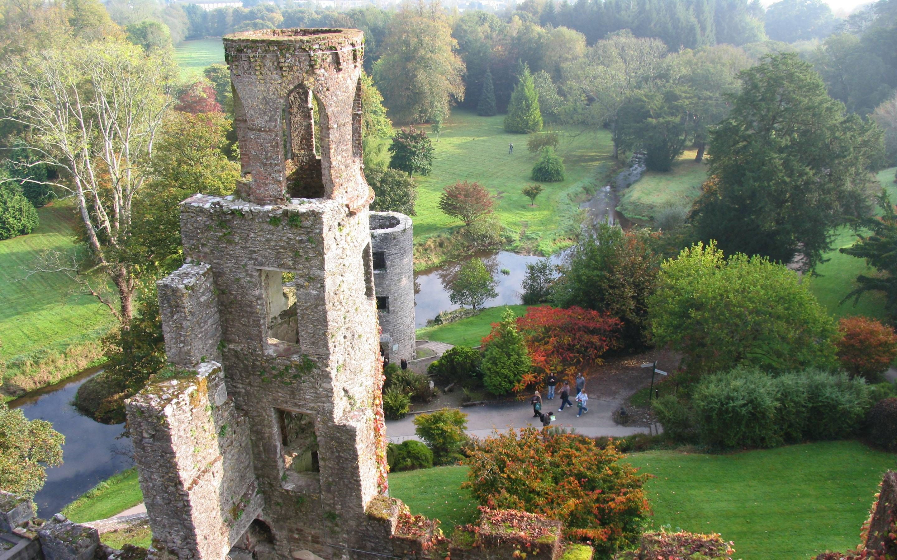 wallpaper ireland b&q,ruins,natural landscape,historic site,castle,building