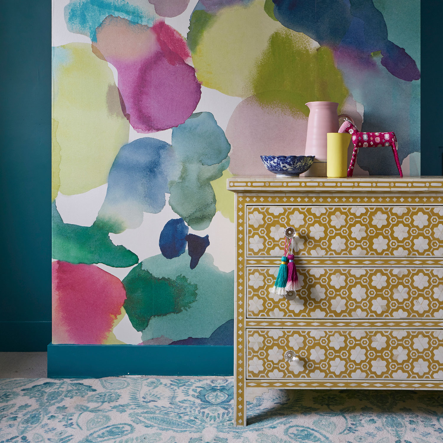 free wallpaper samples b&q,turquoise,aqua,room,textile,furniture