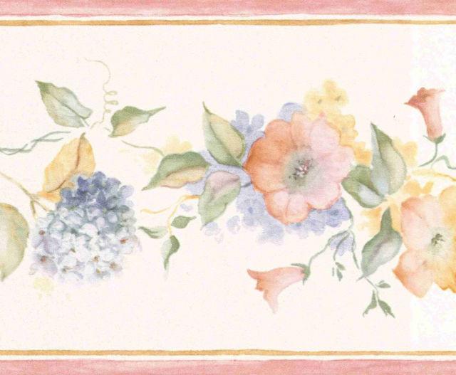 wilko wallpaper borders,flower,botany,plant,watercolor paint,floral