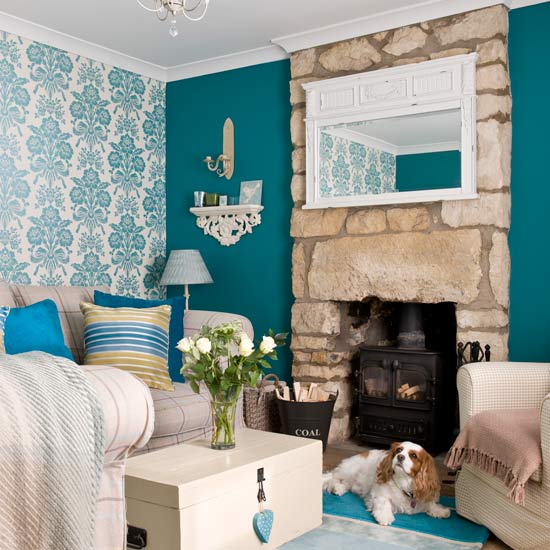 papel tapiz verde,sala,azul,habitación,pared,turquesa