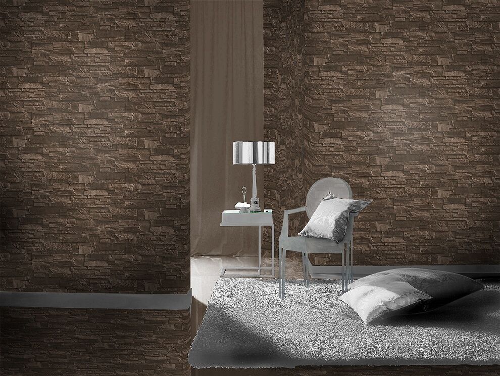 brown feature wallpaper,room,wall,floor,interior design,furniture