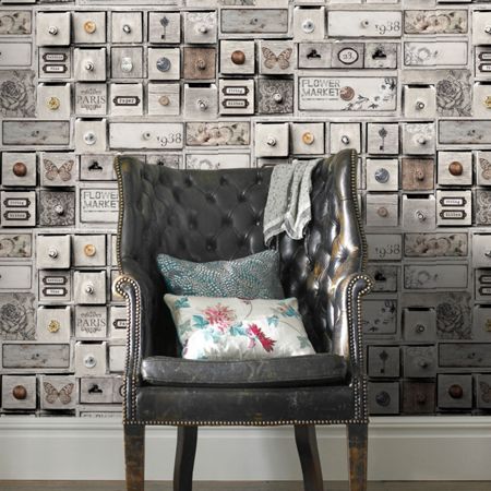 brown patterned wallpaper,wall,furniture,wallpaper,room,interior design