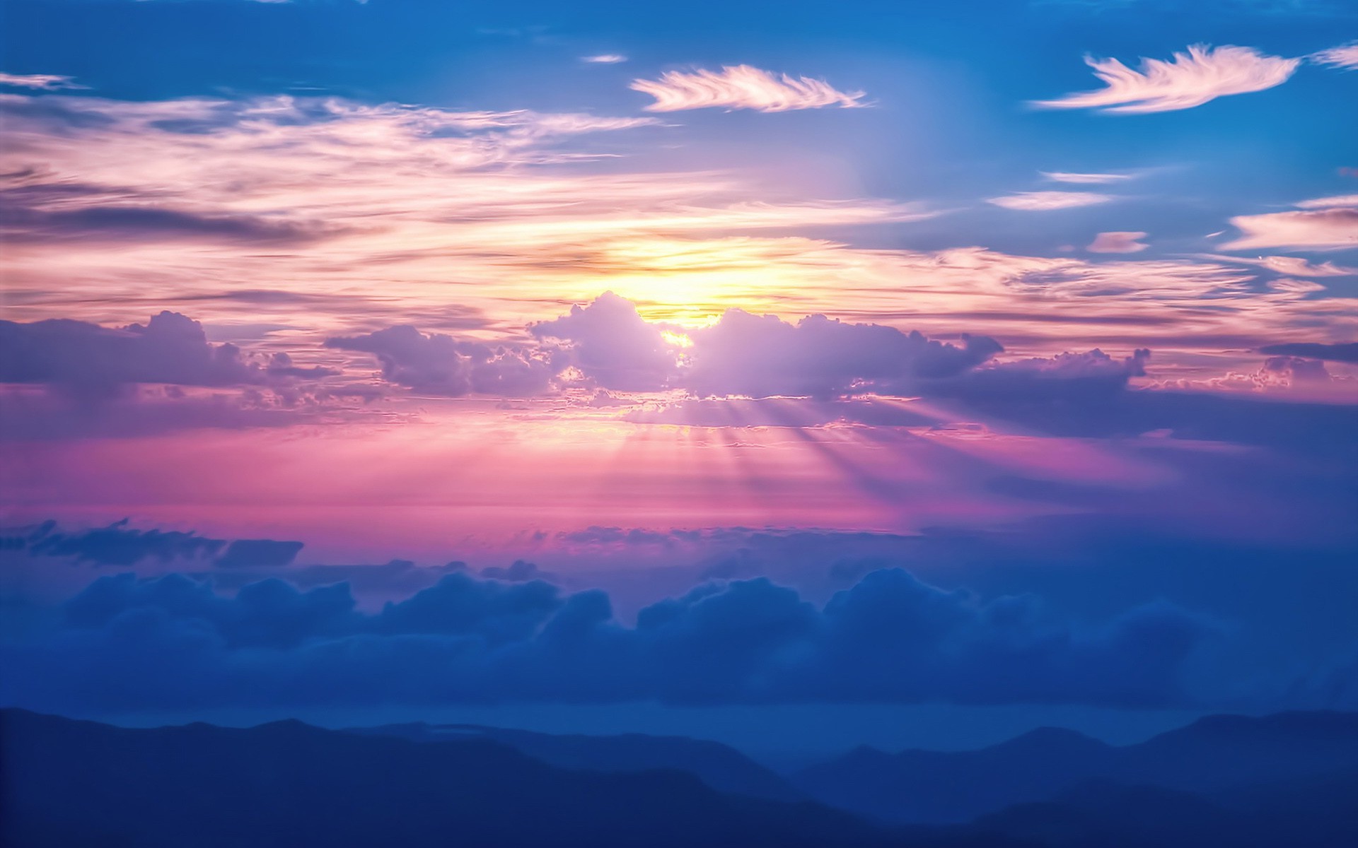 空のデスクトップの壁紙,空,雲,青い,地平線,自然