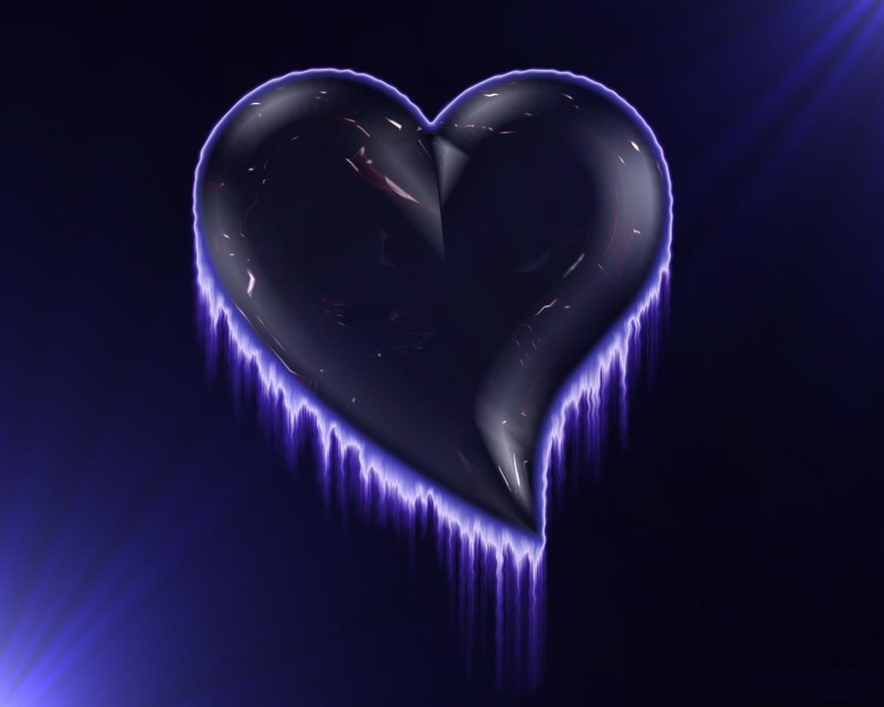 3dハートの壁紙,心臓,バイオレット,紫の,愛,グラフィックス